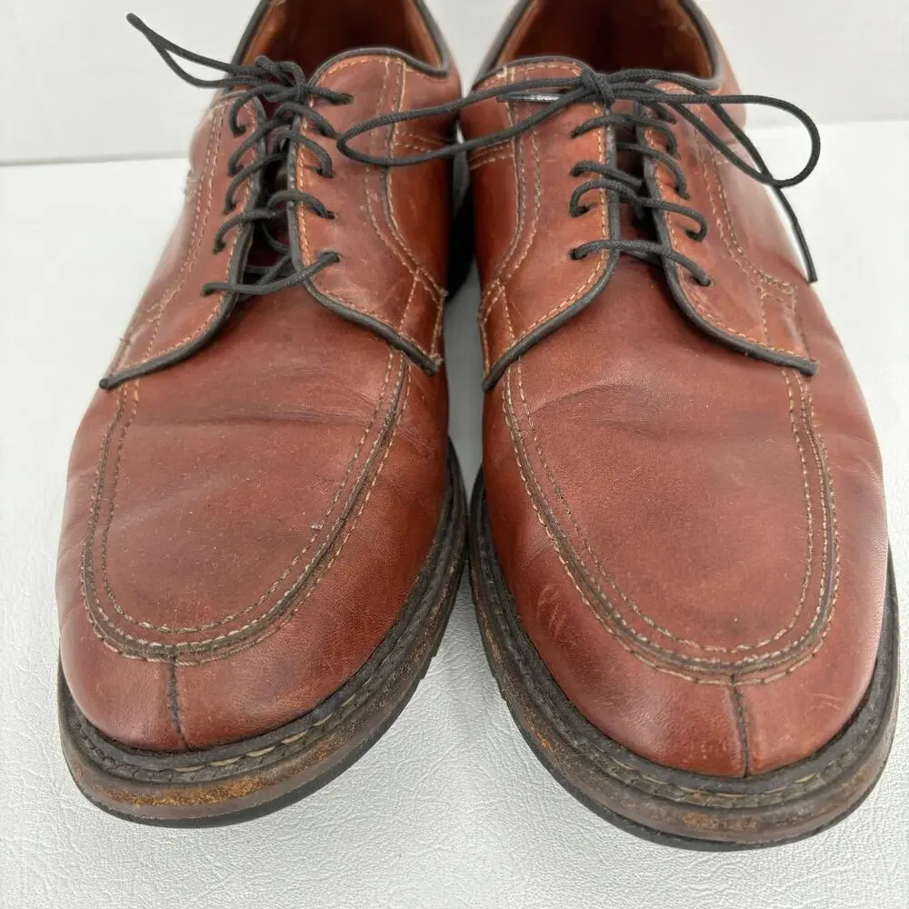 Allen Edmonds Men's Wilbert Oxford Lace Up Leather Shoes‎ Brown Size 9